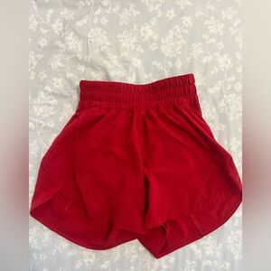 Lululemon Hotty Hot Lined Short Red